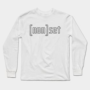 [non]set band logo Long Sleeve T-Shirt